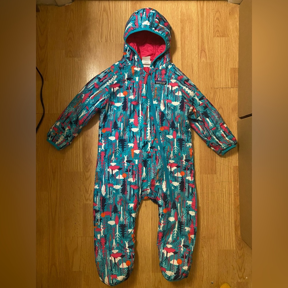 Patagonia reversible baby bunting 18 months